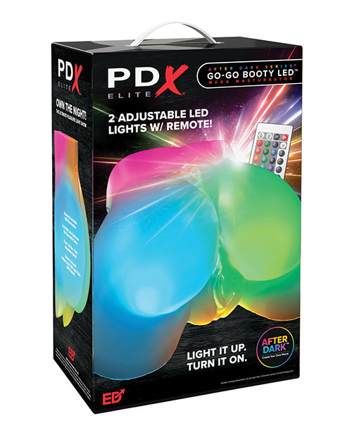 Not Regular Toys PDX Elite Go-Go Booty LED Mega Masturbator - Frosted
