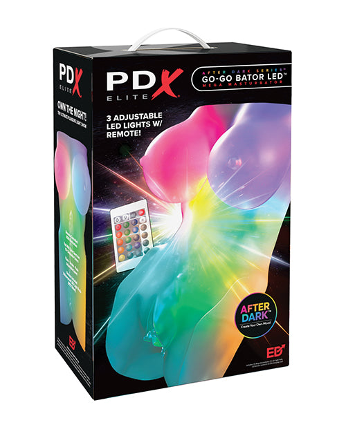 Not Regular Toys PDX Elite Go-Go Bator LED Mega Masturbator - Frosted