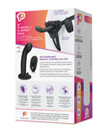 Pegasus Pegasus 6" Rechargeable P-Spot G-Spot Peg w/Adjustable Harness & Remote Set - Black - Image 2