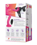 Pegasus Pegasus 6" Rechargeable Ripple Peg w/Adjustable Harness & Remote - Pink - Image 2