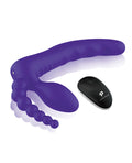 Pegasus Pegasus 7" Strapless Strap On w/Remote - Purple - Image 4