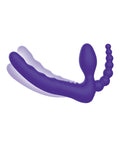 Pegasus Pegasus 7" Strapless Strap On w/Remote - Purple - Image 5