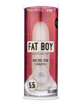 Perfect Fit Perfect Fit Fat Boy Micro Ribbed Sheath 5.5" - Clear