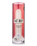 Perfect Fit Perfect Fit Fat Boy Micro Ribbed Sheath 7.5" - Clear
