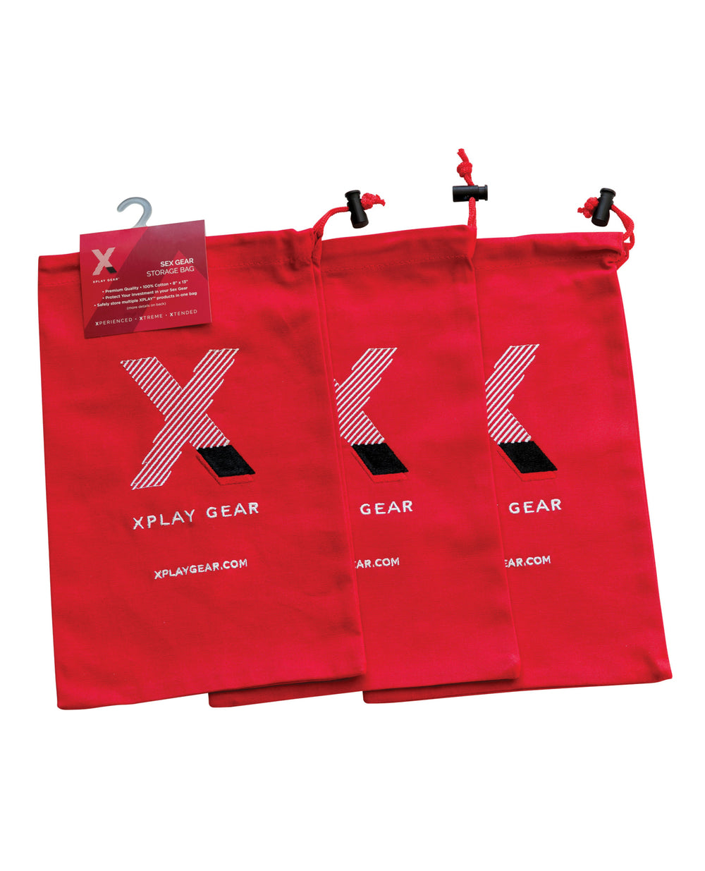 Xplay Gear Xplay Gear Ultra Soft Gear Bag 8" x 13" - Cotton Pack of 3