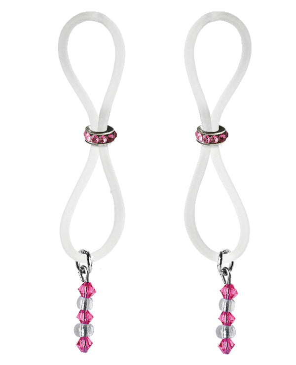 Bijoux de Nip Bijoux de Nip Nipple Halos Pink Gem Slider - Pink/Clear
