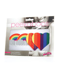 Peekaboos Peekaboos Pride Glitters Rainbows & Hearts - Pack of 2