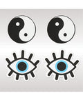 Peekaboos Peekaboos Yin & Yang Pasties - 2 Pairs - Image 2