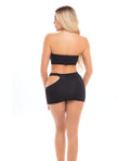 Pink Lipstick Pink Lipstick Femme Seamless Bandeau & Skirt Black O/S - Image 2