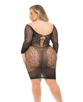 Pink Lipstick Pink Lipstick Animal Inside Chemise Black QN - Image 2