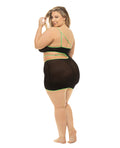 Pink Lipstick Pink Lipstick All You Need Cut Out Dress Black QN - Image 2