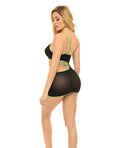 Pink Lipstick Pink Lipstick All You Need Cut Out Dress Black O/S - Image 2