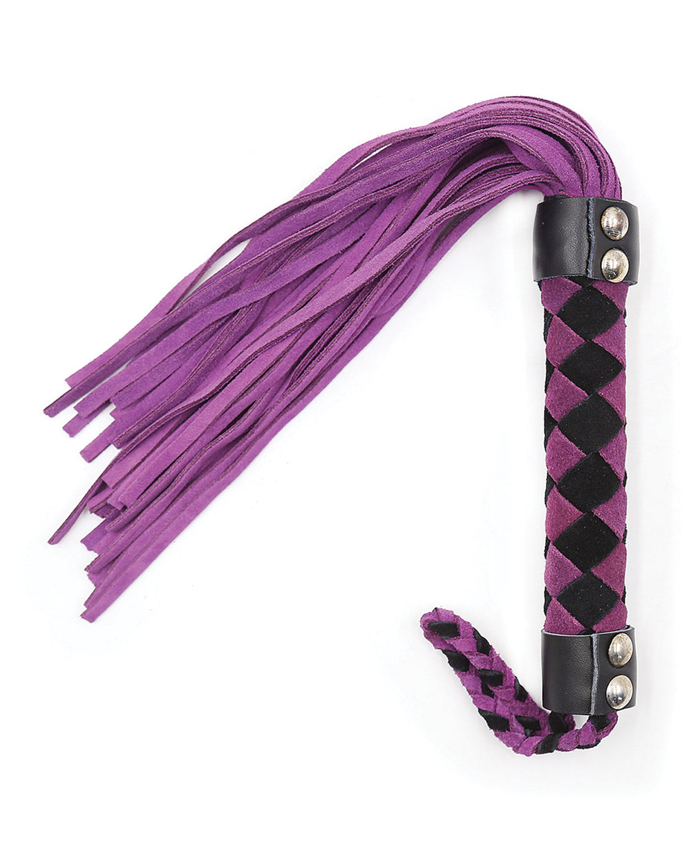 Plesur Plesur 15" Leather Flogger - Purple