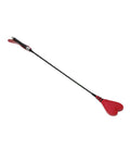 Plesur Plesur 26" Heart PVC Crop - Black/Red - Image 2