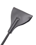 Plesur Plesur 21" Wide Tip Leather Crop - Black - Image 4