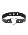 Plesur Plesur PVC Heart Connector Choker - Black