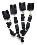 Plesur Plesur Fuzzy Bedroom Bondage Kit - Black