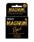 Trojan Trojan Magnum Raw Condoms - Pack of 3