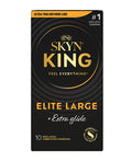 Not Regular Toys Lifestyles SKYN King Elite Large Ultra Thin & Extra Glide - Box of 10