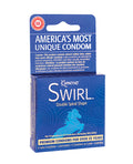 Kimono Kimono Swirl Double Spiral Shape Condoms - Pack of 3 - Image 2