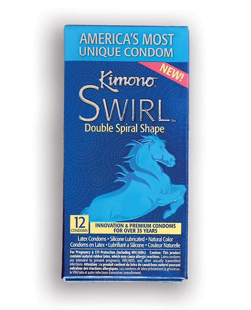 Not Regular Toys Kimono Swirl Condoms - Pack of 12