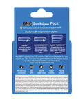 One One Backdoor Pack Custom Fit Condoms - Pack of 3 - Image 2