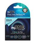 One My One Snug Sampler Condoms - Pack of 3