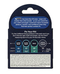 One My One Snug Sampler Condoms - Pack of 3 - Image 2
