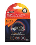 One My One Large Sampler Condoms - Pack of 3