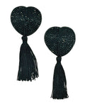 Popsi Lingerie Diamond Reusable Tassel Pasties - Black O/S - Image 2