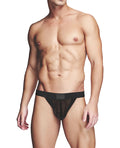 Prowler Prowler RED Fishnet Ass-less Jock - Black LG