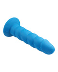 Rock Candy Rock Candy Suga Daddy 7" Silicone Dildo - Blue - Image 2