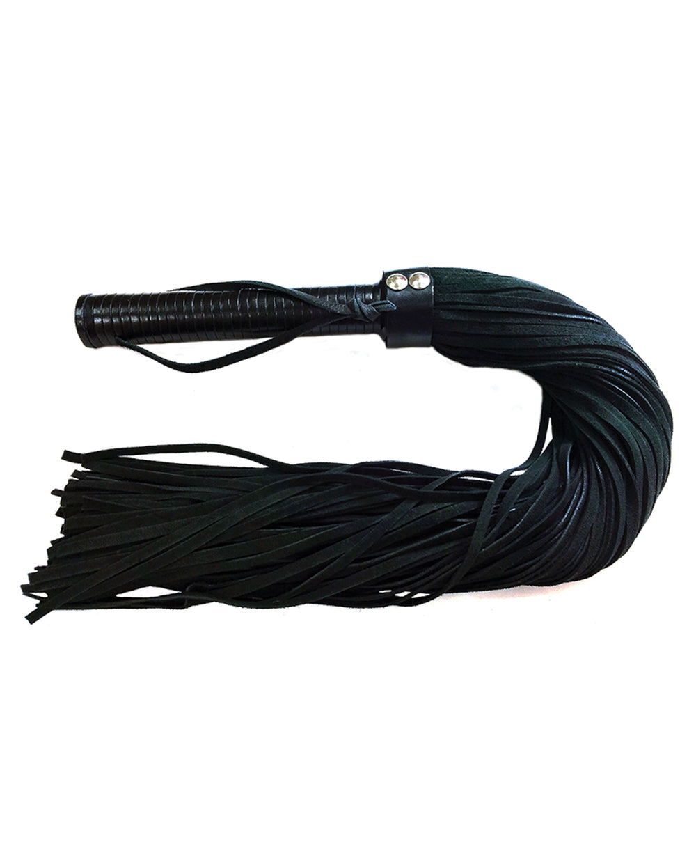 Rouge Rouge Suede Flogger w/Leather Handle - Black