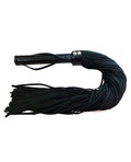 Rouge Rouge Suede Flogger w/Leather Handle - Black