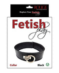 Rouge Rouge Fetish Play Vegan Leather Collar - Black - Image 2