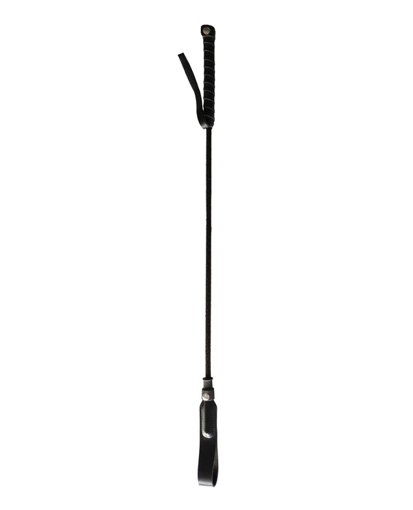 Rouge Rouge Long Riding Crop Slim Tip - Black