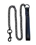 Rouge Rouge Leather Lead - Black with Black