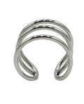 Rouge Rouge Stainless Steel Triple Wire Glans Ring 32 mm - Silver - Image 3