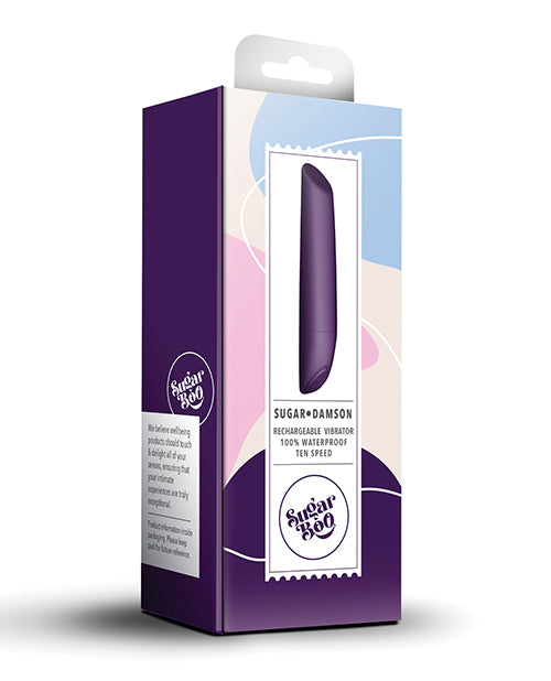 SugarBoo SugarBoo Sugar Damson Rechargeable Vibrator - Damson