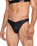 Roma Confidential Master Thong w/Contoured Pouch Black SM
