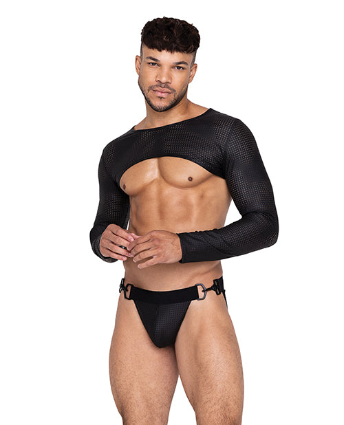 Roma Confidential Master Crop Top Black LG