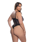 Roma Confidential Fierce Lace Teddy - Leopard 1X/2X - Image 2