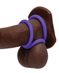 ROMP ROMP Remix Trio Penis Ring Set of 3 - Purple - Image 5