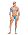 Rene Rofe and Pink Lipstick Rainbow Party Future Mode 3 pc Set - Blue S/M