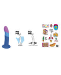 ROMP ROMP Piccolo 3 Color Dildo - Blue - Image 4