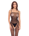 Rene Rofe Rene Rofe Sparkle Crotchless Bodystocking Black O/S