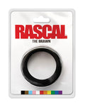 Rascal Toys Rascal The Brawn Silicone Cock Ring - Black - Image 5