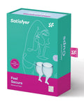 Satisfyer Satisfyer Feel Secure Menstrual Cup - Light Blue - Image 2