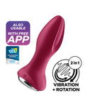 Satisfyer Rotator Plug 2+ - Fuchsia (4)