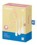 Satisfyer Satisfyer Yoni Power 1 Balls Training Set - White - Image 5